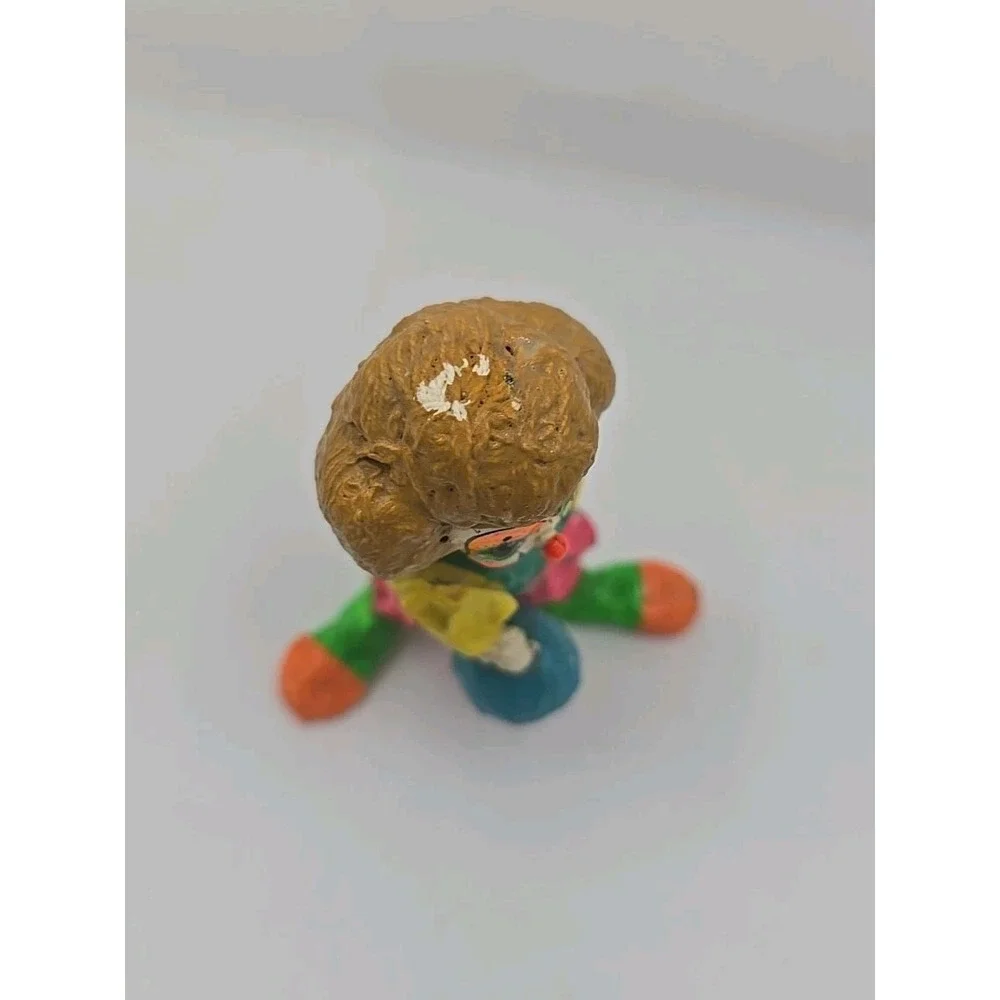 VTG Paper Mache Clown Bowling Whimsical Circus Decor
